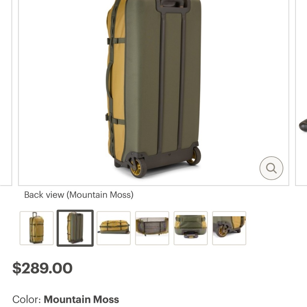 Rei CoOp Big Haul Recycled Rolling Duffel 34 Gem